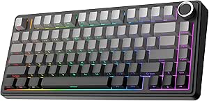 EPOMAKER x AULA F75 Gasket Mechanical Keyboard, 75% Wireless Hot Swappable Gaming Keyboard